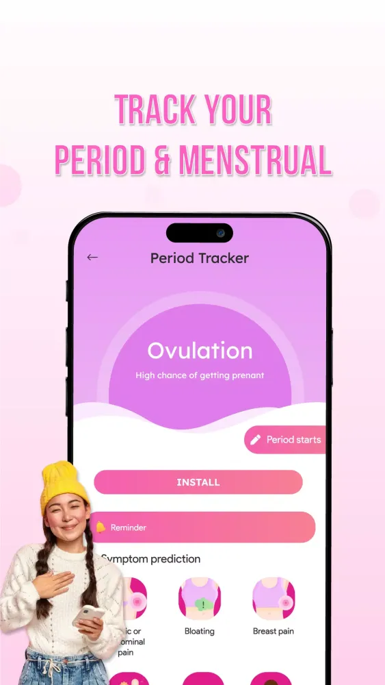 Screenshot di Cycle Tracker - Period Tracker