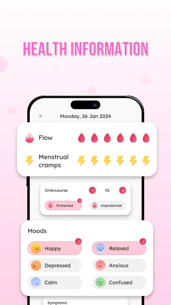 Screenshot di Cycle Tracker - Period Tracker