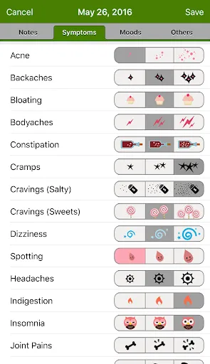 Period Tracker Deluxe スクリーンショット