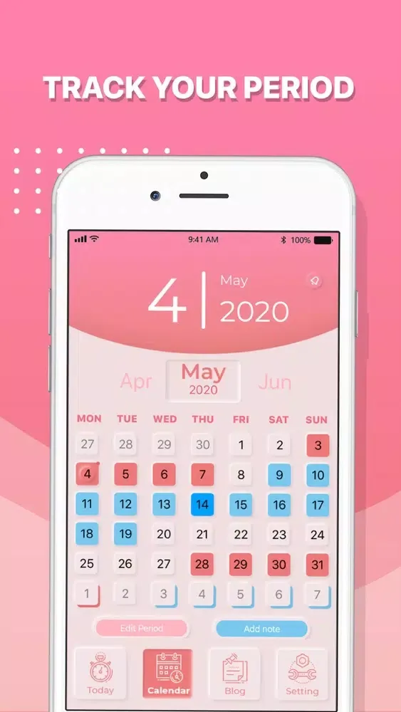 ภาพหน้าจอของ Period Tracker - Track Period
