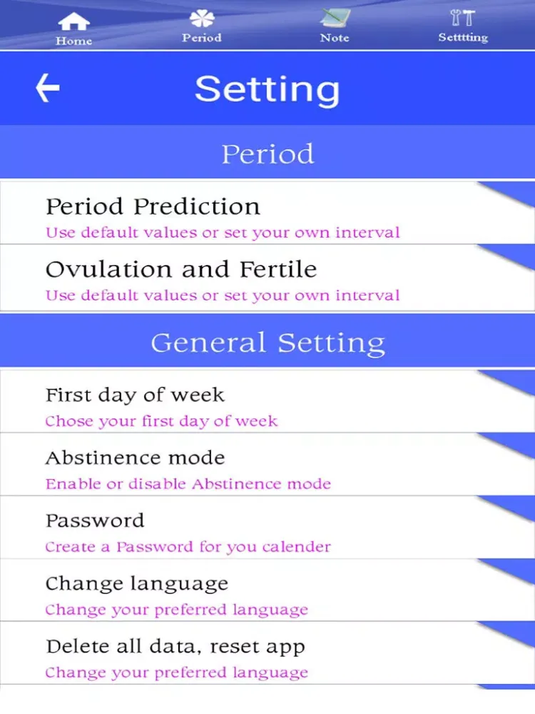 Ovulation Tracker, Fertility iPad  スクリーンショット