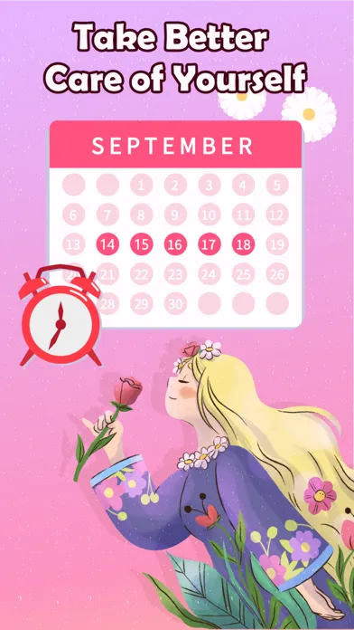 Lia Period Tracker & Pregnancy Screenshots
