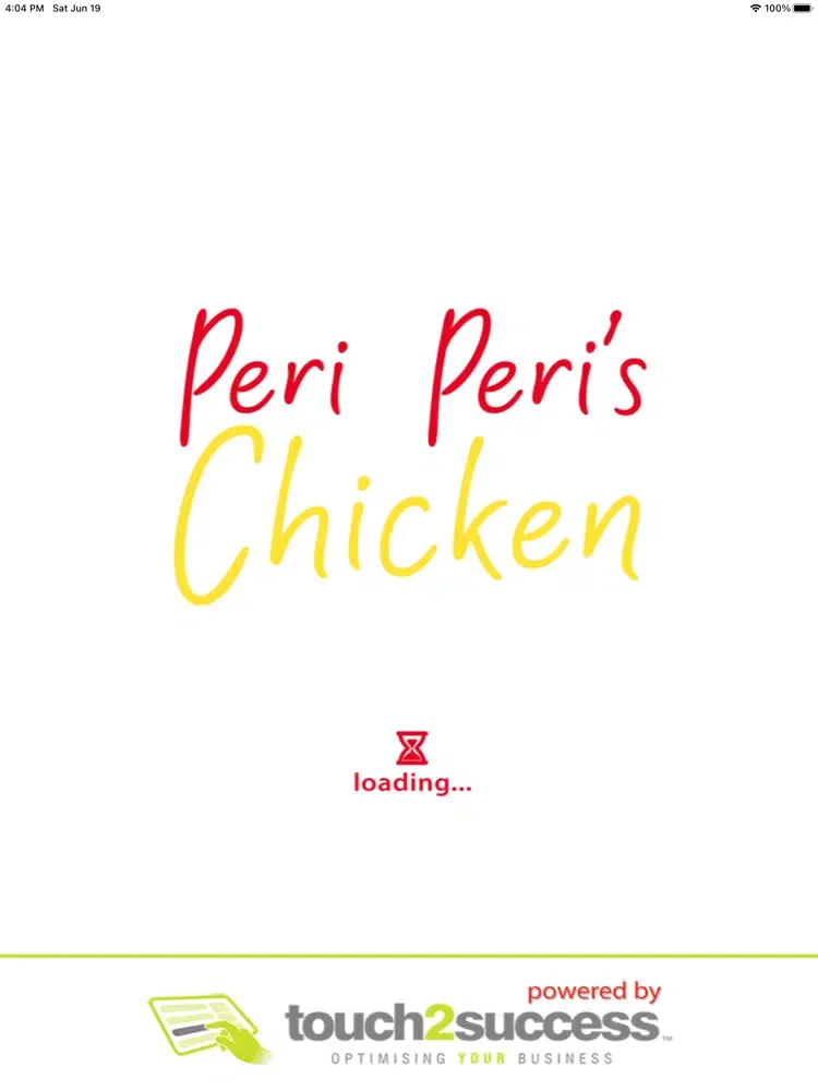 Tangkapan skrin Peri Peris Chicken Gloucester iPad 