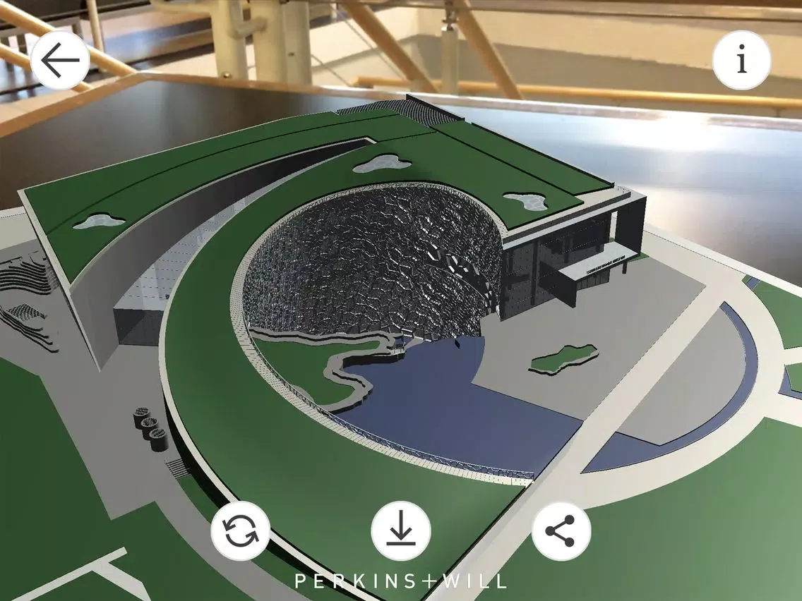 Zrzuty ekranu Perkins+Will AX iPad 