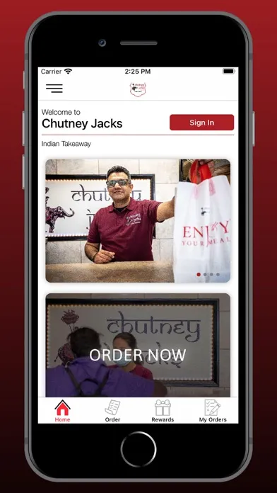 Captures d'écran de Chutney Jacks Indian Takeaway