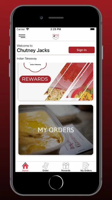 Captures d'écran de Chutney Jacks Indian Takeaway