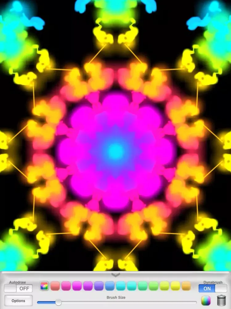 Tangkapan skrin Kaleidoscope Painter Lite iPad 