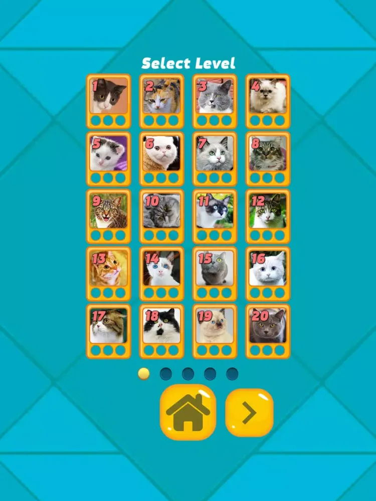 Zrzuty ekranu Kitty Puzzlegram iPad 
