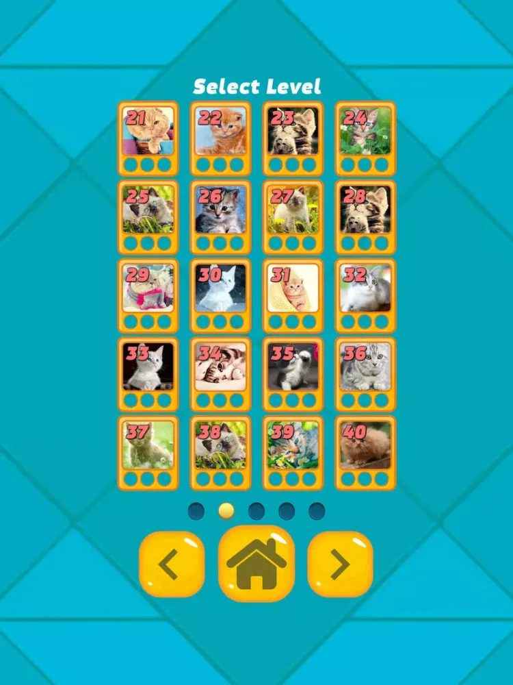 Zrzuty ekranu Kitty Puzzlegram iPad 