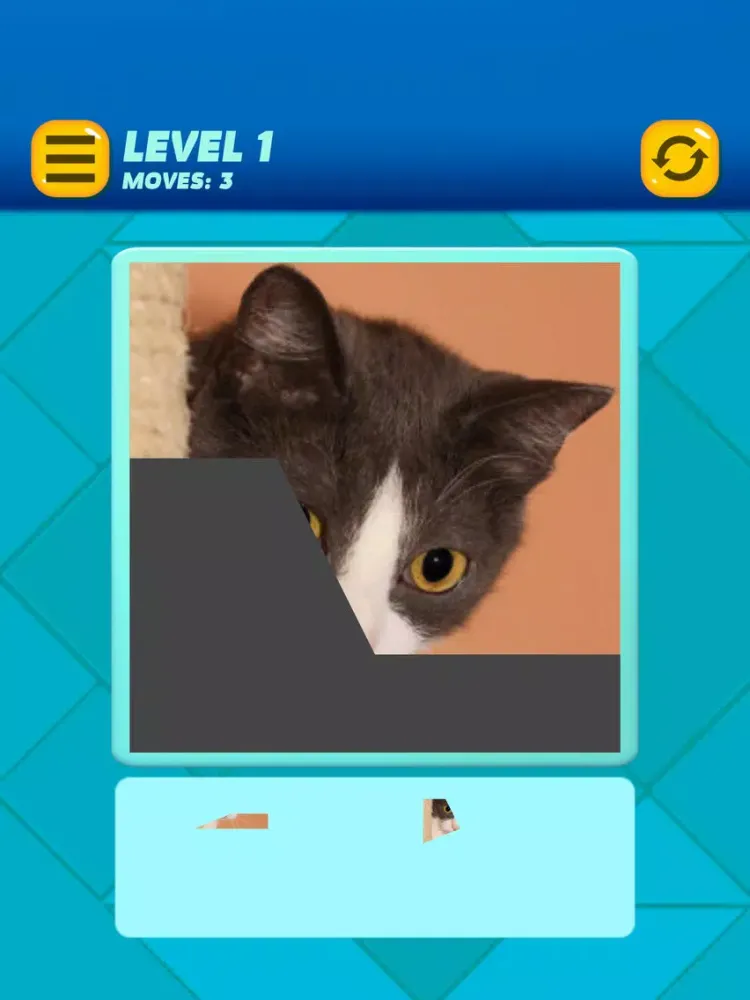 Zrzuty ekranu Kitty Puzzlegram iPad 