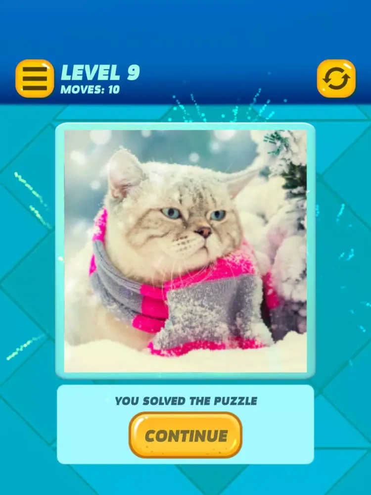 Zrzuty ekranu Kitty Puzzlegram iPad 