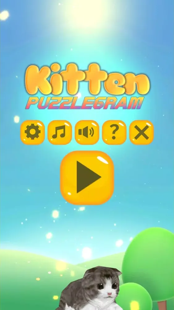 Zrzuty ekranu Kitty Puzzlegram