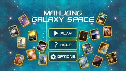 Tangkapan skrin Mahjong Galaxy Space