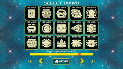 Tangkapan skrin Mahjong Galaxy Space