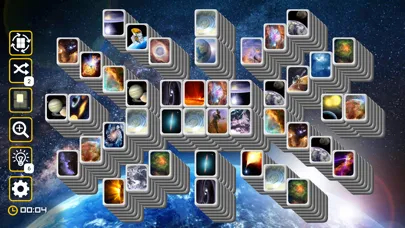 Tangkapan skrin Mahjong Galaxy Space