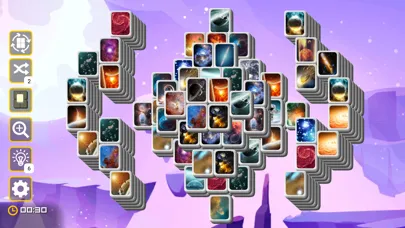 Tangkapan skrin Mahjong Galaxy Space