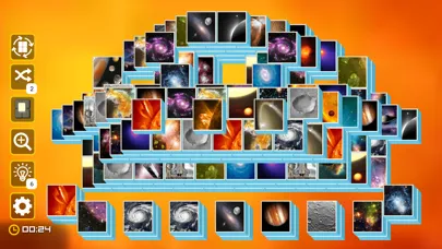 Tangkapan skrin Mahjong Galaxy Space