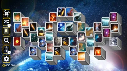 Tangkapan skrin Mahjong Galaxy Space