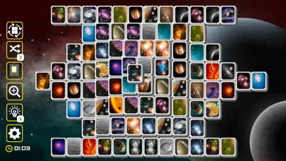 Tangkapan skrin Mahjong Galaxy Space