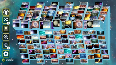 Tangkapan skrin Mahjong Galaxy Space
