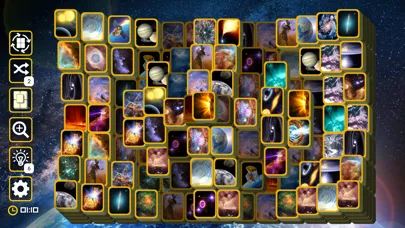 Tangkapan skrin Mahjong Galaxy Space