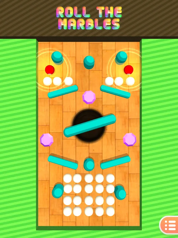 Tangkapan skrin Steer the Marbles iPad 