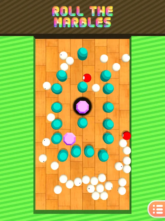 Tangkapan skrin Steer the Marbles iPad 