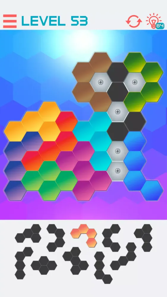 Tangkapan layar Hexagon Graph: Geometry Puzzle