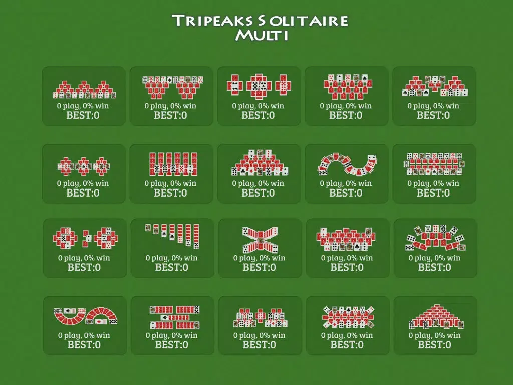 Capturas de tela do Tripeaks Solitaire Mullti - Free iPad 