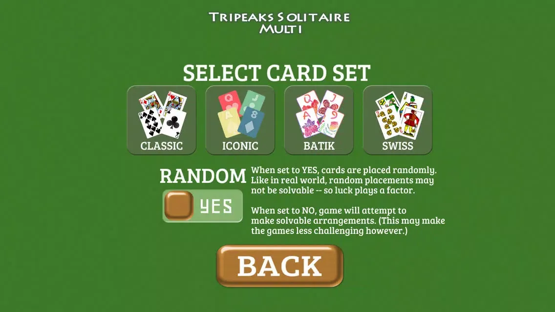 Capturas de tela do Tripeaks Solitaire Mullti - Free