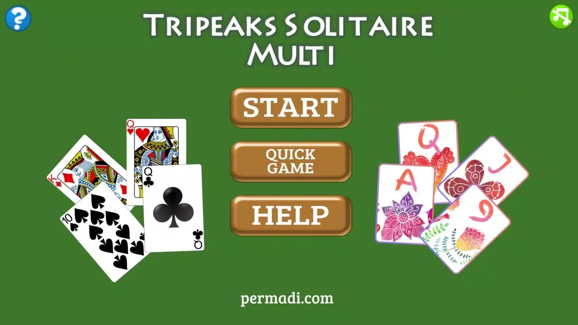 Capturas de tela do Tripeaks Solitaire Mullti - Free
