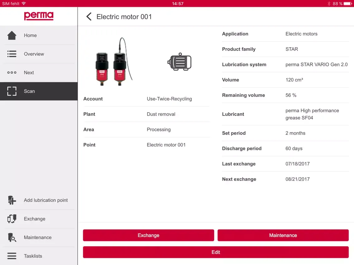 ภาพหน้าจอของ perma MLP APP iPad 