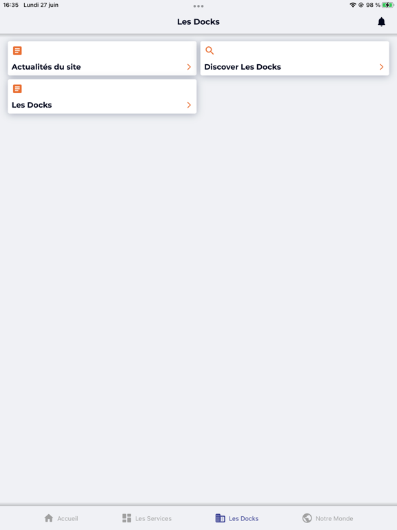 Pernod Ricard France Les Docks iPad  Screenshots
