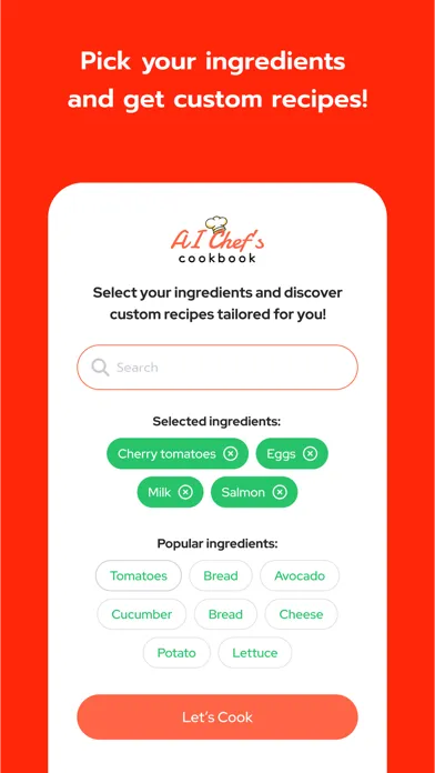 AI Cooking Recipes应用截图