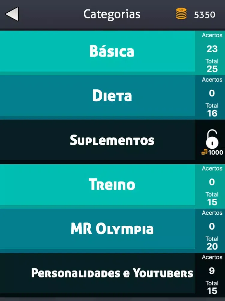 Quiz da Maromba - Teste seus conhecimentos sobre treino, suplementação, dieta e mais! iPad  Screenshots