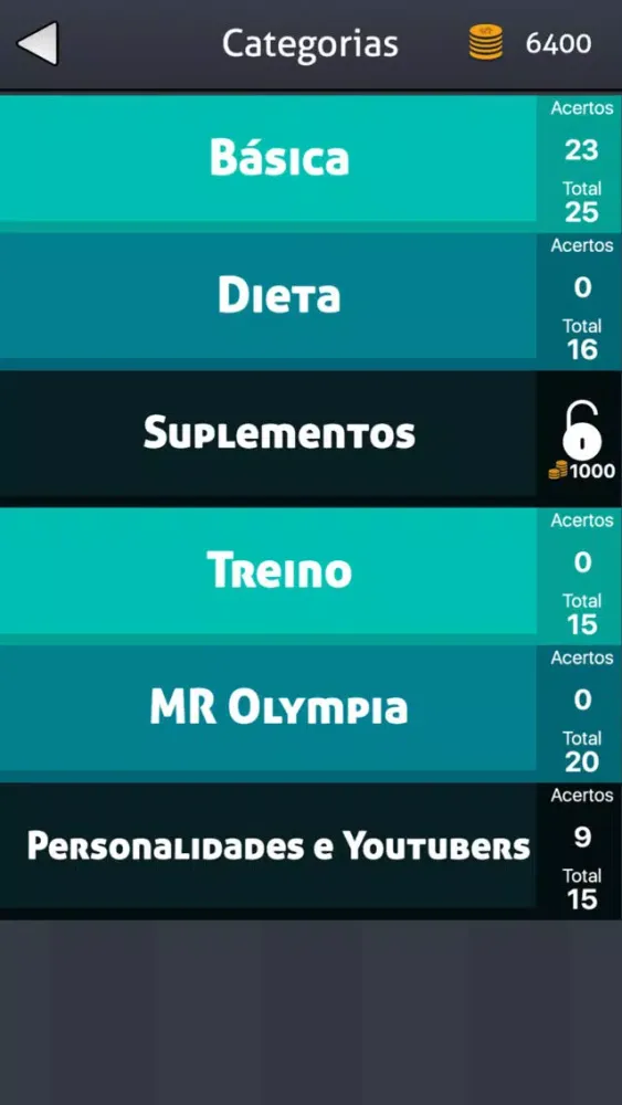Quiz da Maromba - Teste seus conhecimentos sobre treino, suplementação, dieta e mais! Screenshots