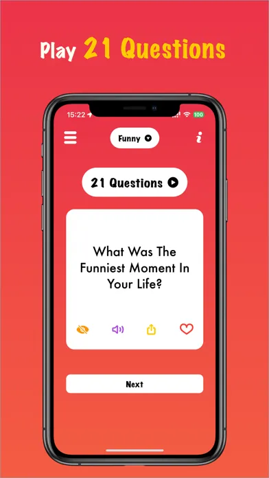 Zrzuty ekranu 21 Questions - Party Games 18+