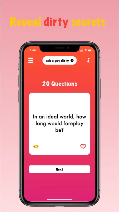 Zrzuty ekranu 21 Questions - Party Games 18+