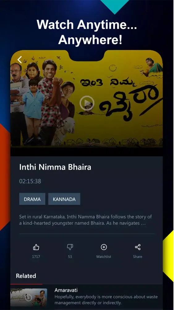 Captures d'écran de Namma Flix - Kannada OTT