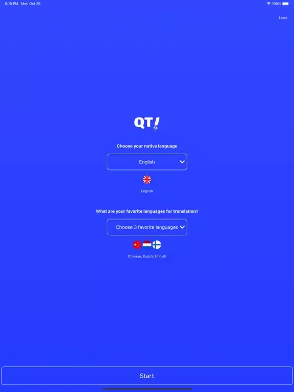 تصاویر QTranslate: Quick Translator iPad 