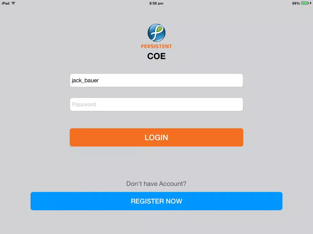 Persistent COE App iPad 应用截图