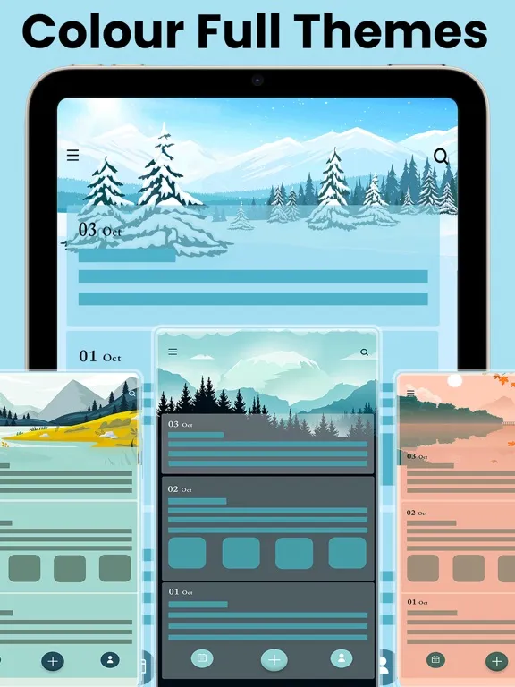 Personal Diary : With Lock iPad  Screenshots