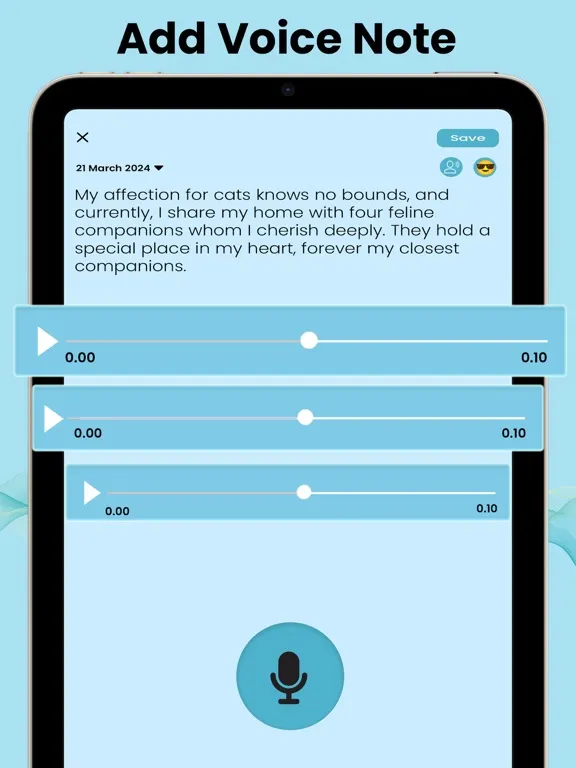 Personal Diary : With Lock iPad  Screenshots