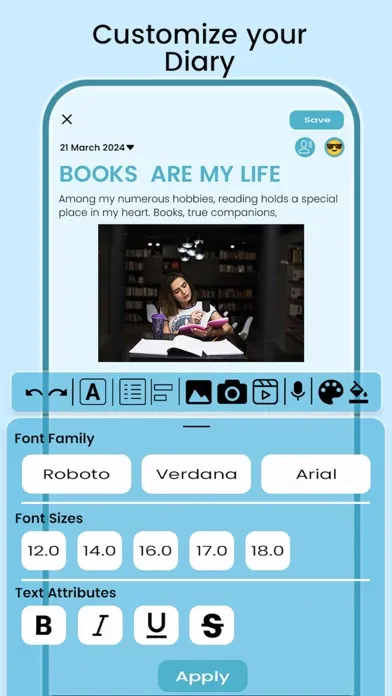 Personal Diary : With Lock Screenshots