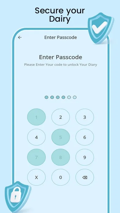 Personal Diary : With Lock Screenshots