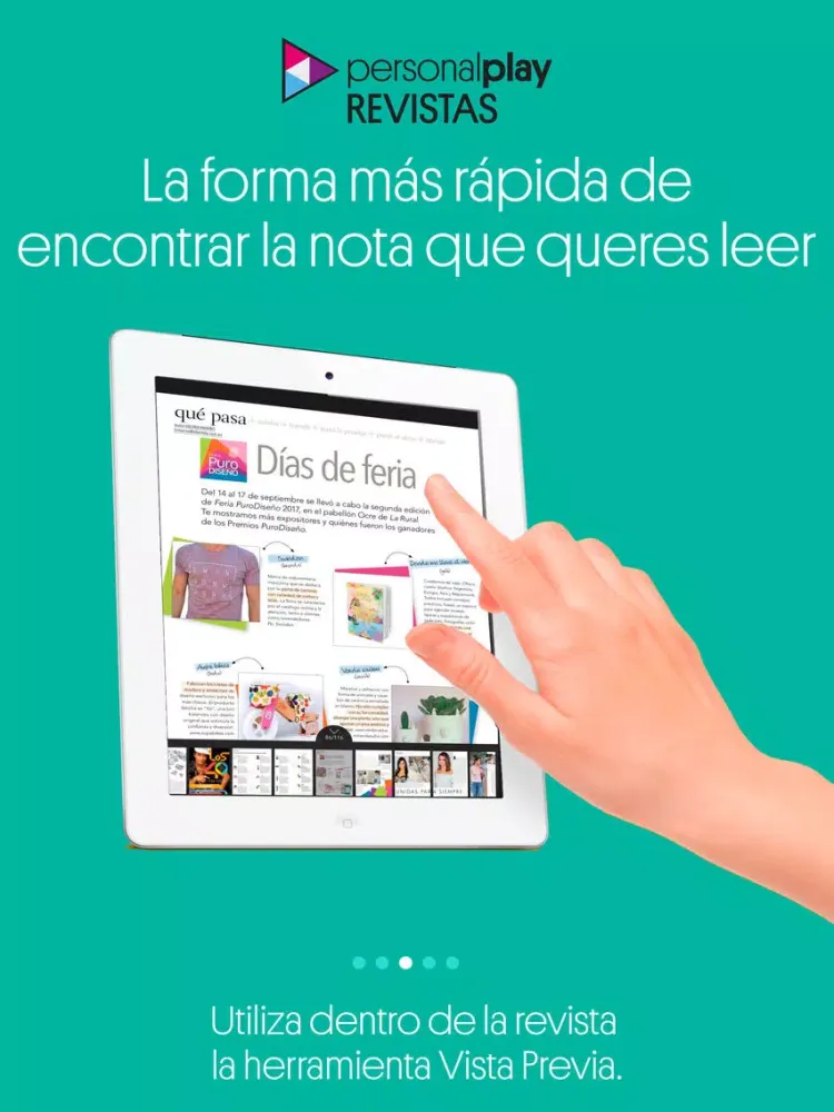 ภาพหน้าจอของ Personal Revistas iPad 