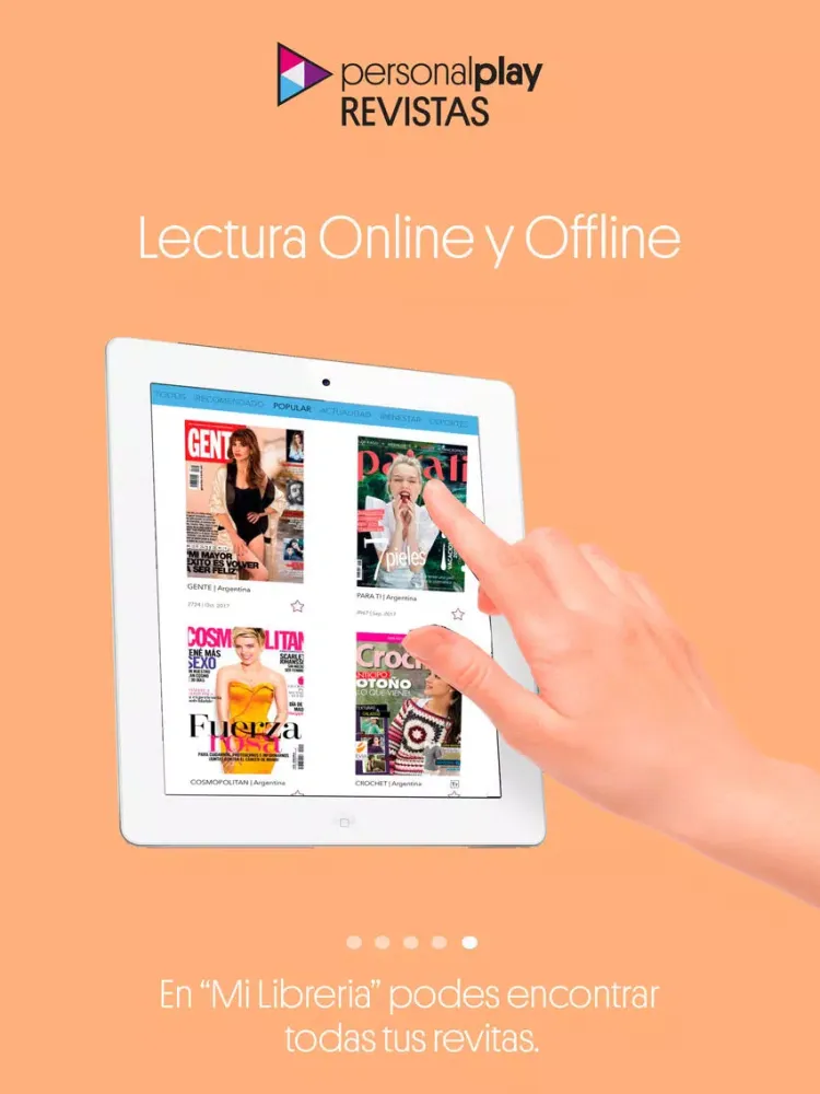 ภาพหน้าจอของ Personal Revistas iPad 