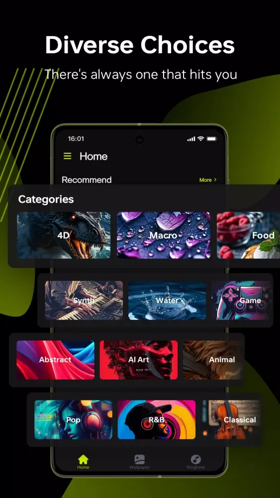 Muze: 4K Wallpapers&Ringtones应用截图