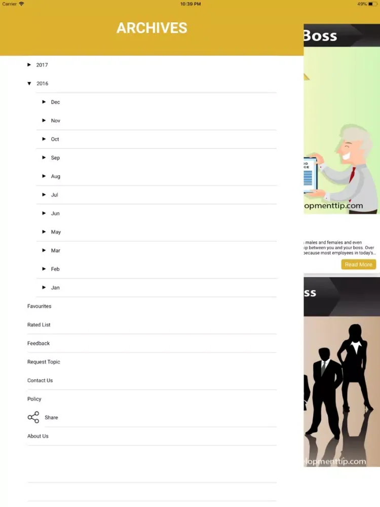 تصاویر Personality Development App iPad 