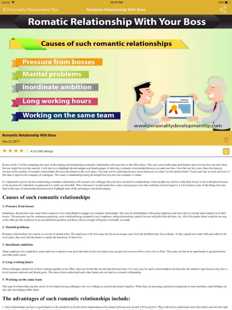 تصاویر Personality Development App iPad 